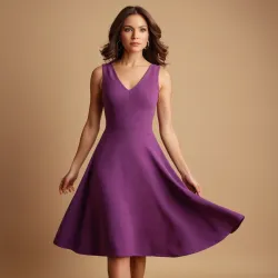 photo of #4 purple A Type dress