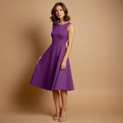 photo of #4 purple A Type dress