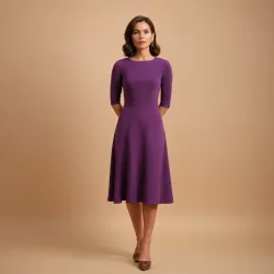 photo of #4 purple A Type dress