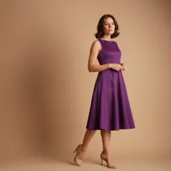 photo of #4 purple A Type dress