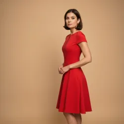 photo of #5 red A Type dress