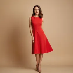 photo of #5 red A Type dress
