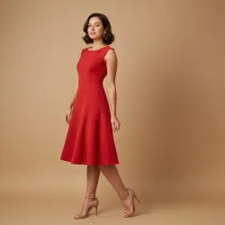 photo of #5 red A Type dress