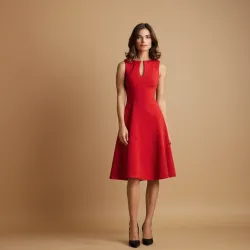 photo of #5 red A Type dress