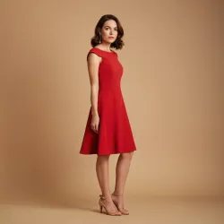 photo of #5 red A Type dress