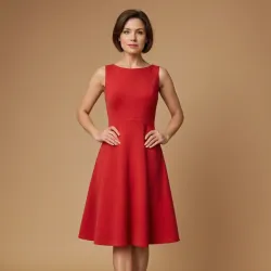 photo of #5 red A Type dress
