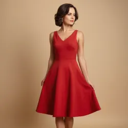 photo of #5 red A Type dress