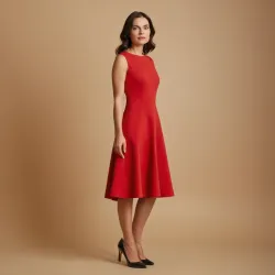 photo of #5 red A Type dress