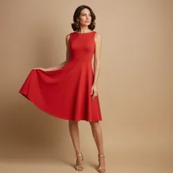 photo of #5 red A Type dress