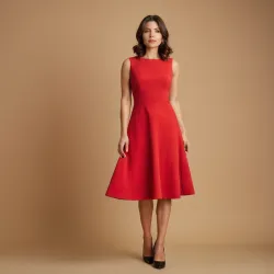 photo of #5 red A Type dress