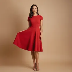 photo of #5 red A Type dress
