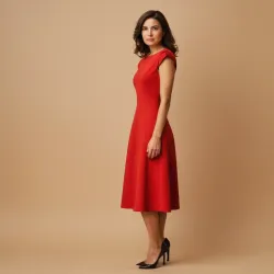 photo of #5 red A Type dress