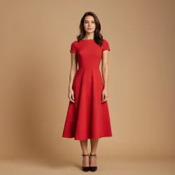 photo of #5 red A Type dress