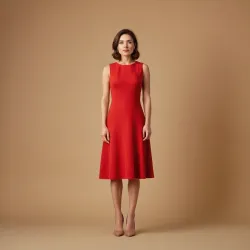 photo of #5 red A Type dress