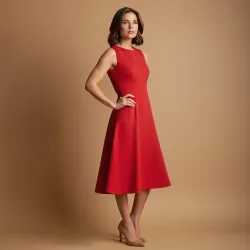 photo of #5 red A Type dress