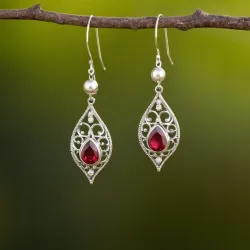 photo of #1 silver earrings