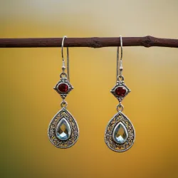 photo of #1 silver earrings