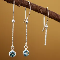 photo of #1 silver earrings