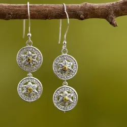 photo of #1 silver earrings