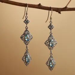photo of #1 silver earrings