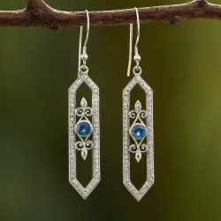 photo of #1 silver earrings