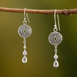 photo of #1 silver earrings