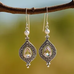 photo of #1 silver earrings