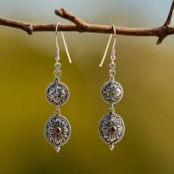 photo of #1 silver earrings