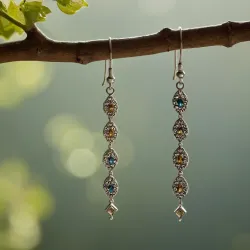 photo of #1 silver earrings