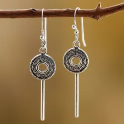 photo of #1 silver earrings