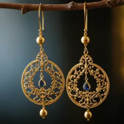 photo of #2 golden earrings