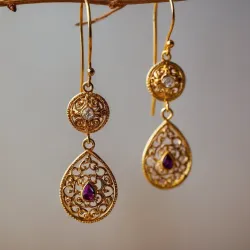 photo of #2 golden earrings