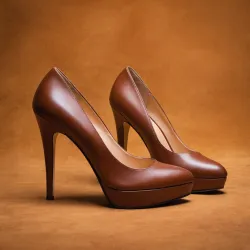 photo of #1 brown high heels