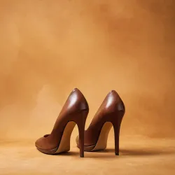 photo of #1 brown high heels