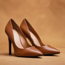photo of #1 brown high heels