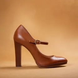photo of #1 brown high heels