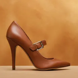 photo of #1 brown high heels