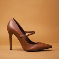 photo of #1 brown high heels