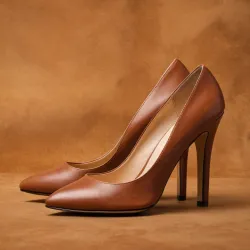 photo of #1 brown high heels