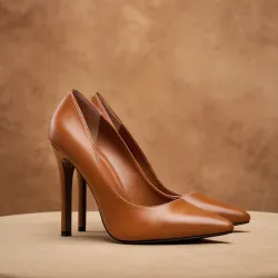 photo of #1 brown high heels