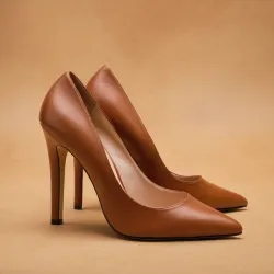 photo of #1 brown high heels