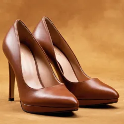 photo of #1 brown high heels