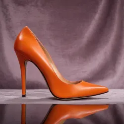 photo of #2 orange high heels