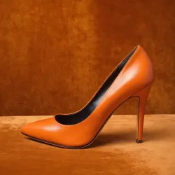 photo of #2 orange high heels