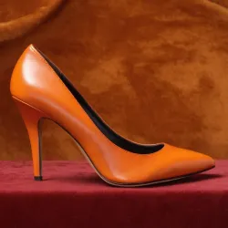 photo of #2 orange high heels