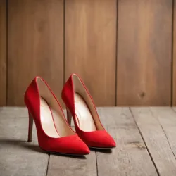 photo of #3 red high heels