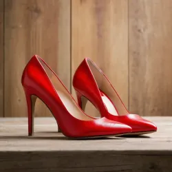 photo of #3 red high heels
