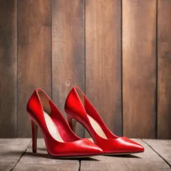 photo of #3 red high heels