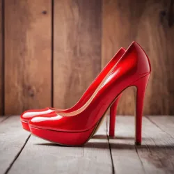 photo of #3 red high heels