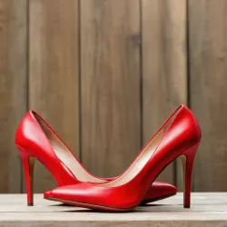 photo of #3 red high heels
